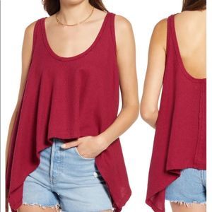 Free People Red Tank Top